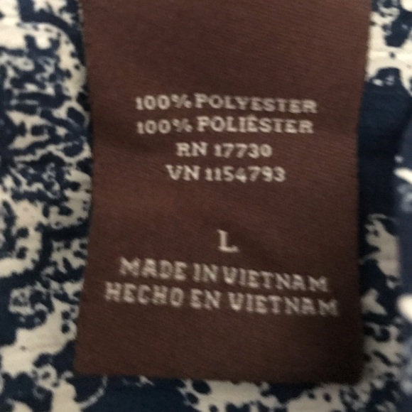 Beautiful Navy and white faux wrap skirt by Knox Rose size L - Picture 4 of 8